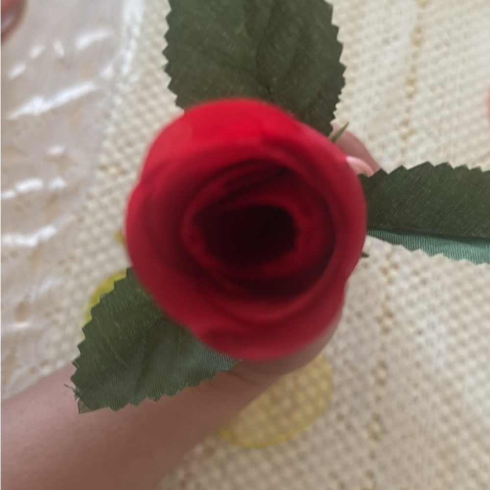 Chic Red Rose Accessory